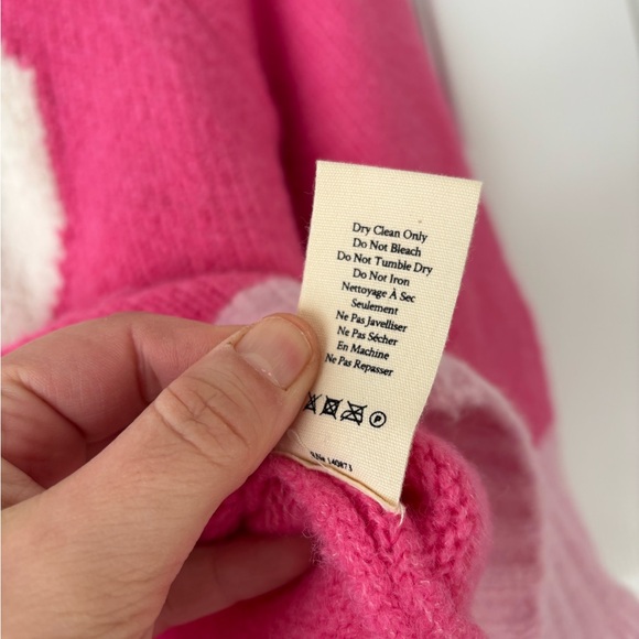 Loveshackfancy girl's Pink Heart Sweater Size 10Y - Picture 7 of 7